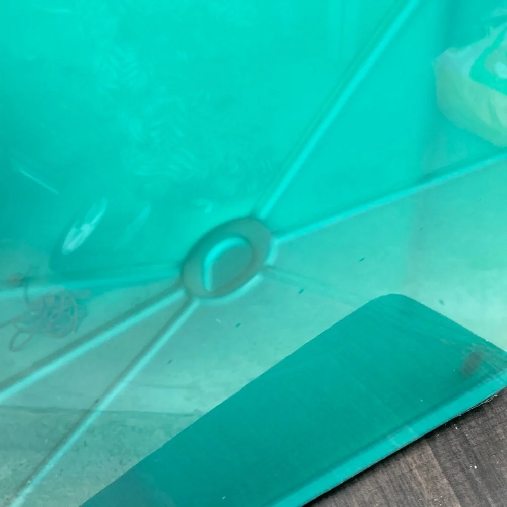 Stainless Steel Dish Rack with Aqua Accents - Picture 3 of 4